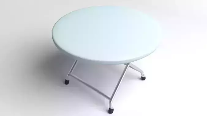 Rounded Folding Table