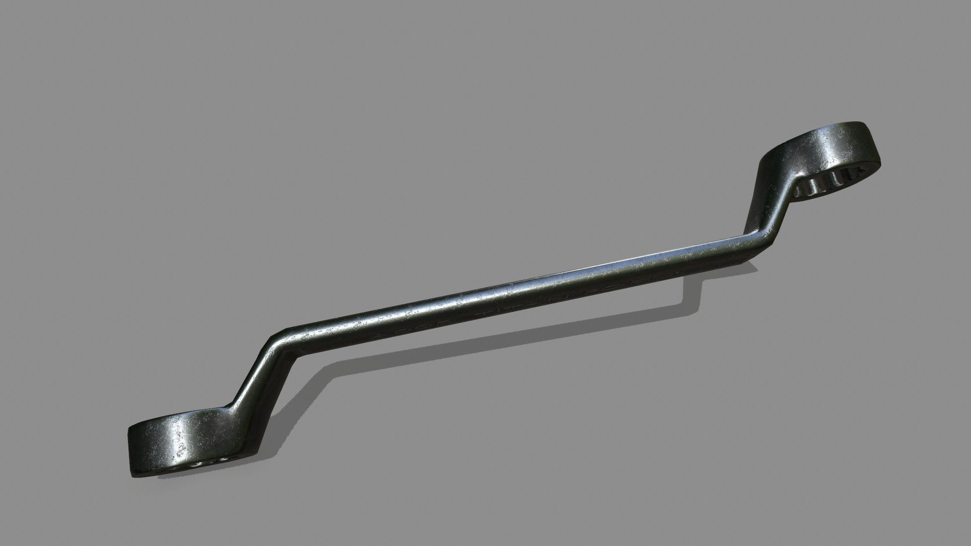 wrench Low-poly 3D model_4