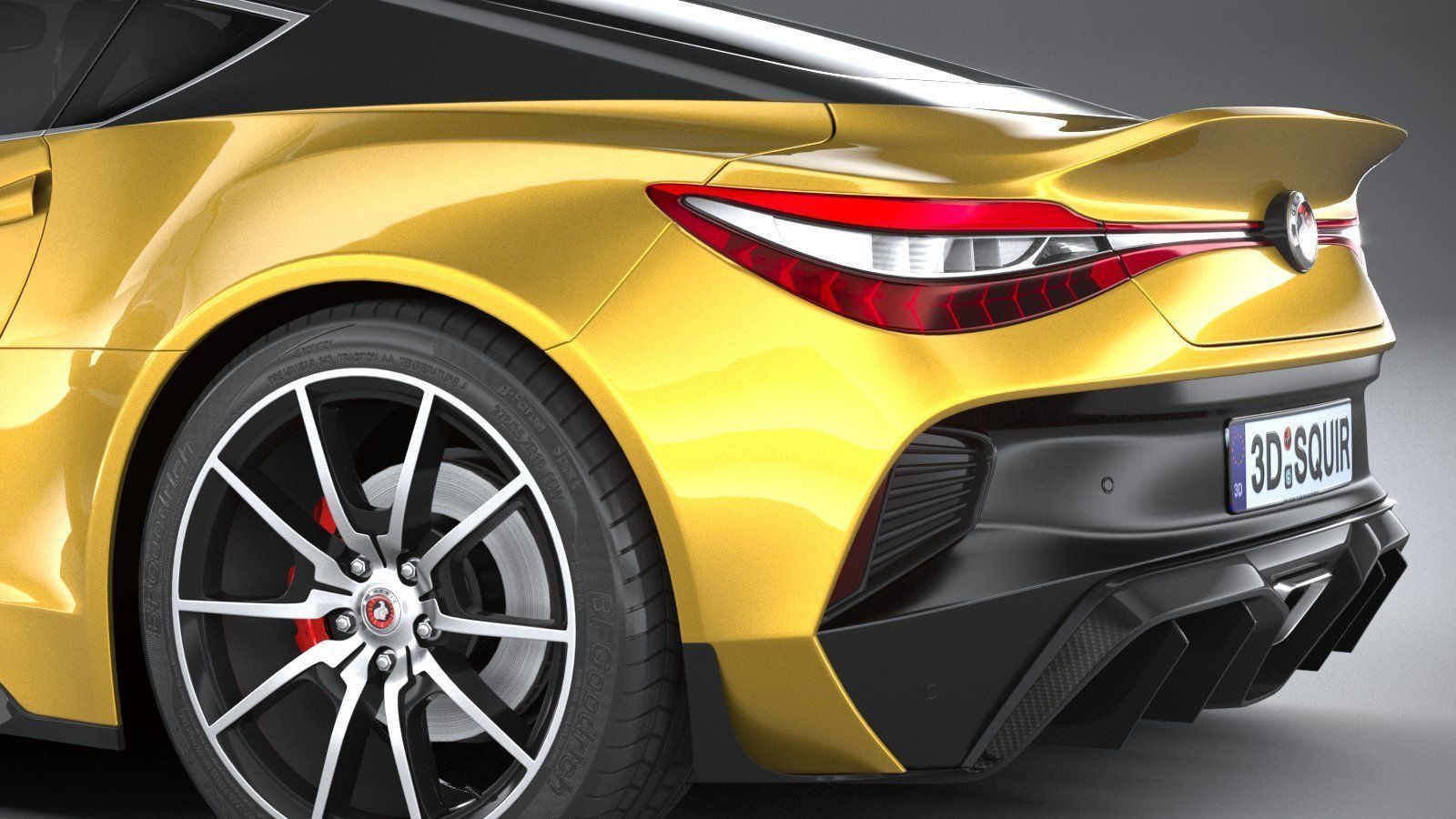 Generic Coupe 2020 3D model_6