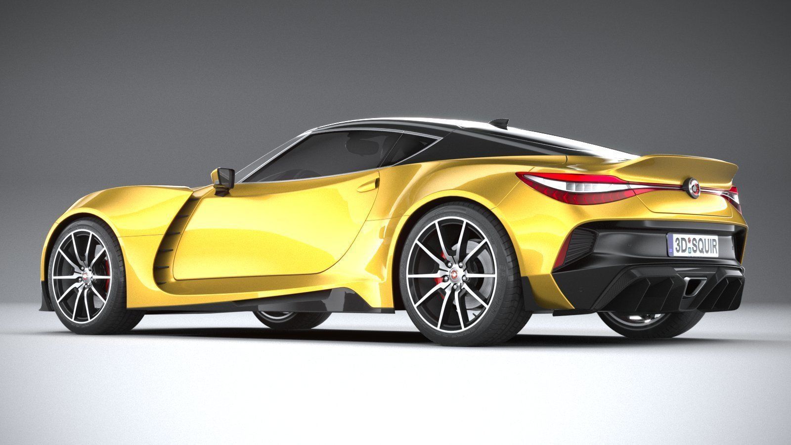 Generic Coupe 2020 3D model_5