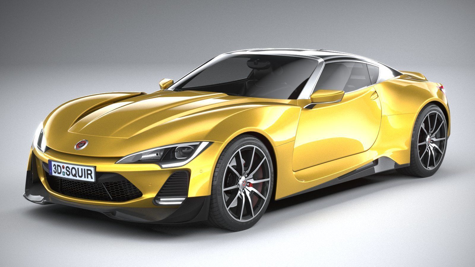 Generic Coupe 2020 3D model_1