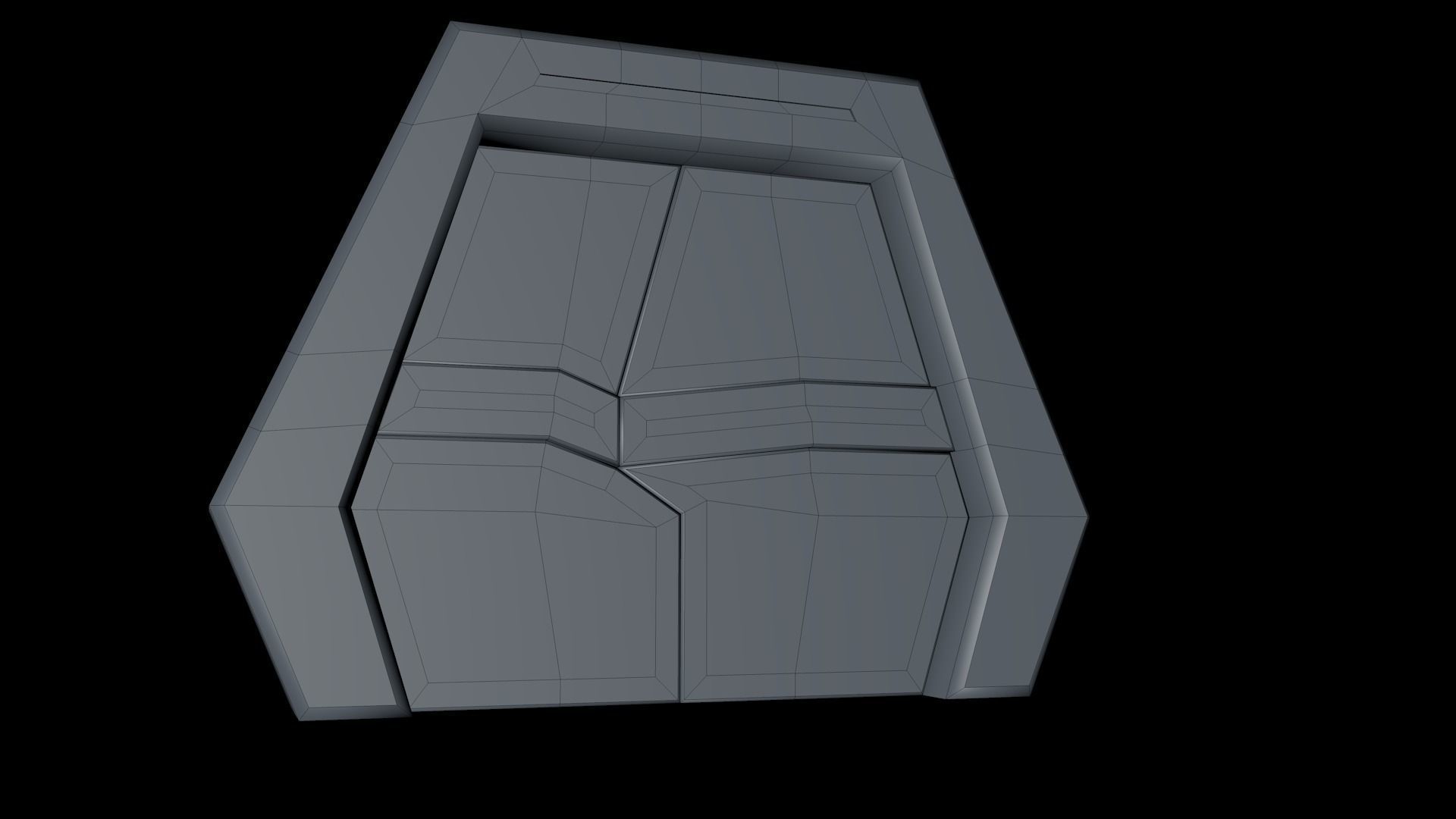 Sci Fi Corridor 3D model_11