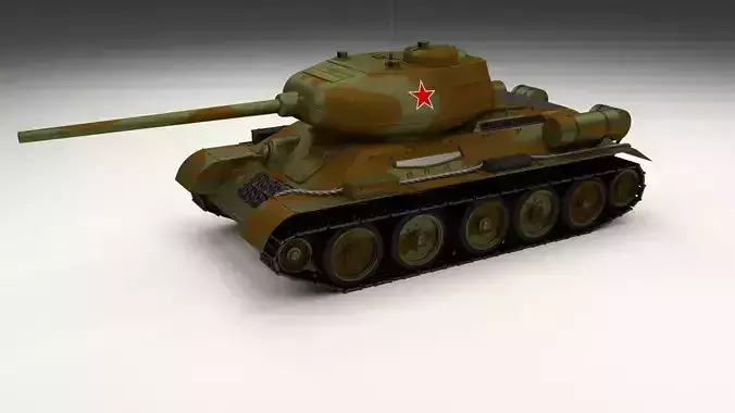 T-34 85 Tank Camo
