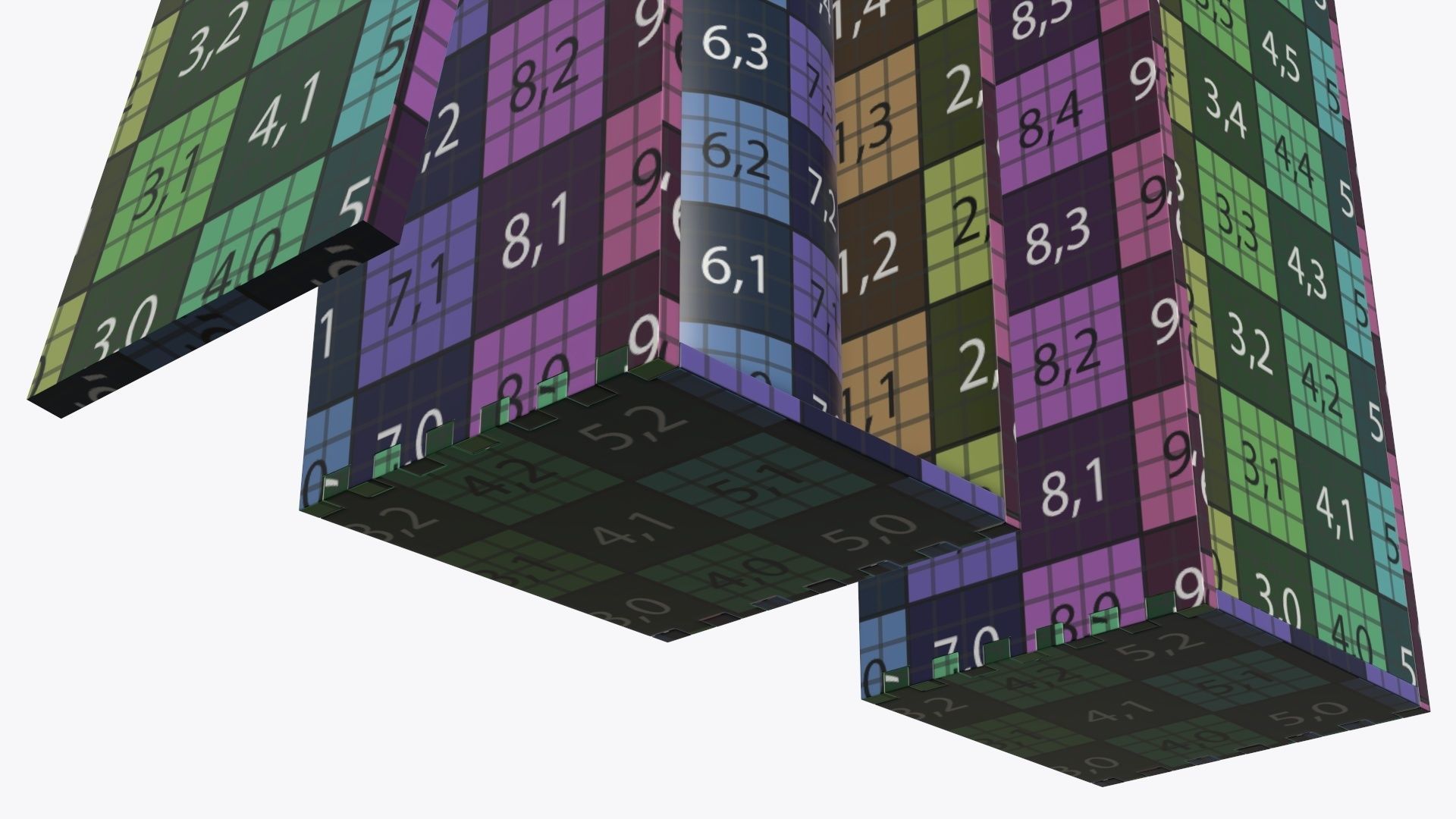 Wine bottle with wooden box 3D model_11