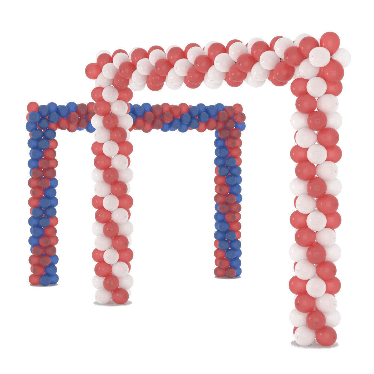 Balloons arches 3D model_1