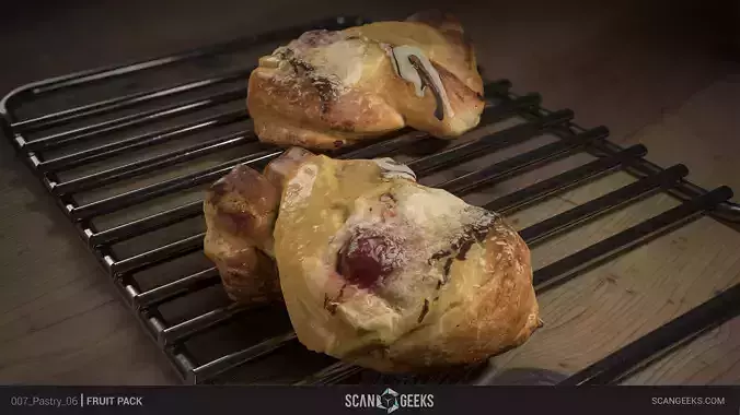 Pastry 06 - Photogrammetry Asset 3D PhotoScan