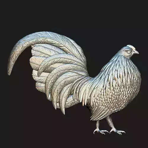 Rooster silver