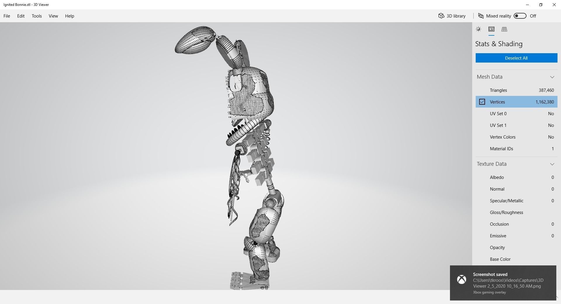 Ignited Bonnie 3D model_4