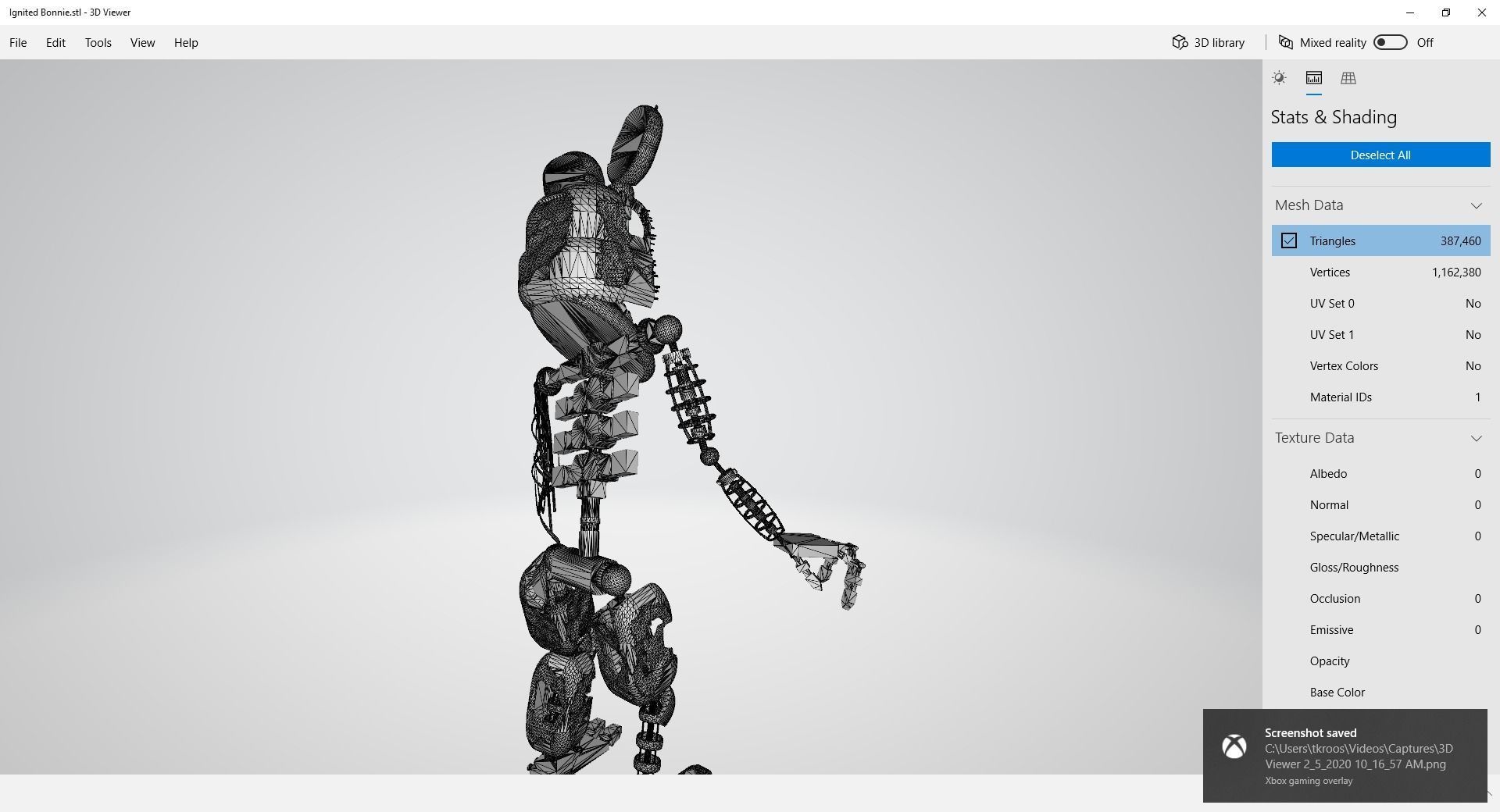 Ignited Bonnie 3D model_5