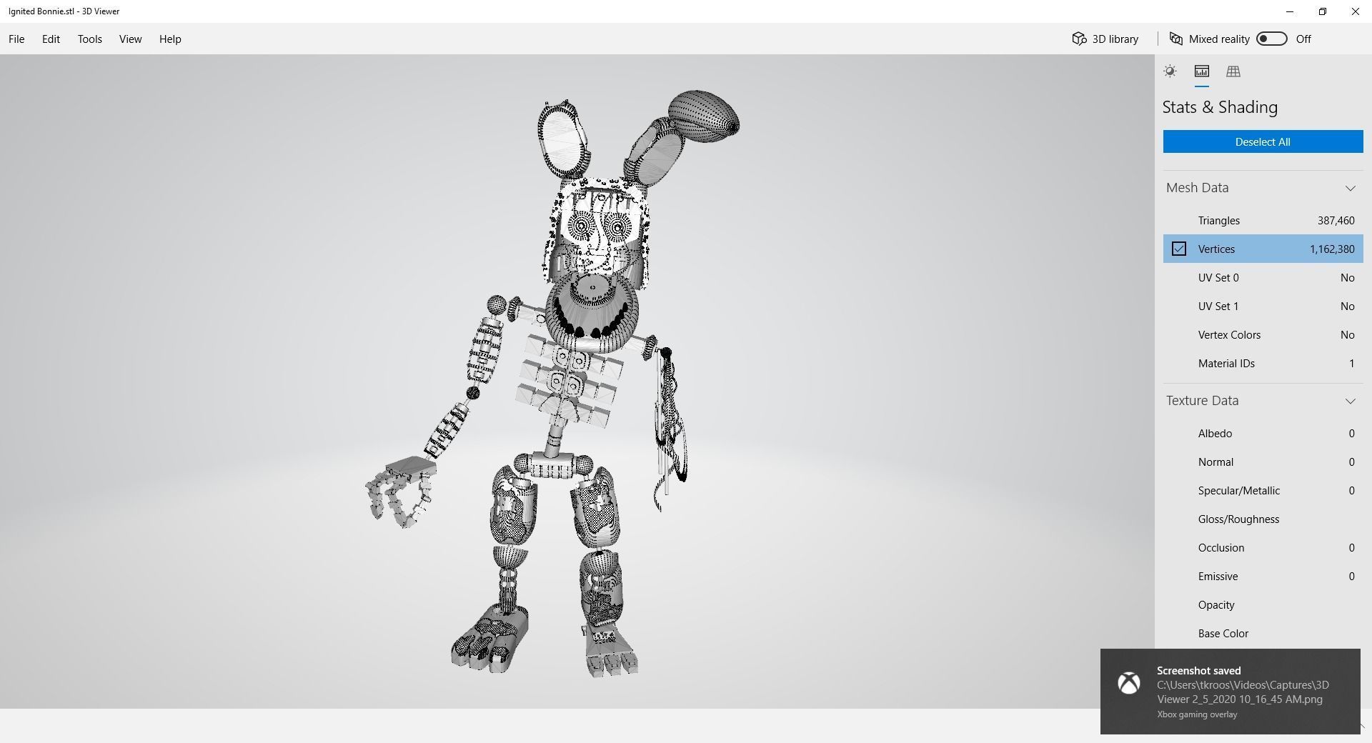 Ignited Bonnie 3D model_3