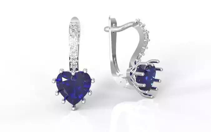 Heart earrings 