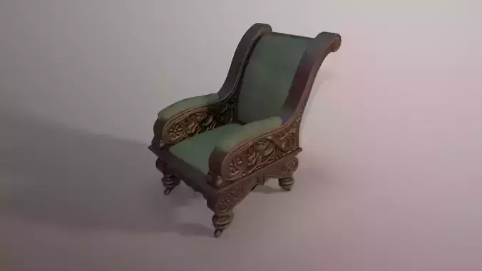Old wooden chair