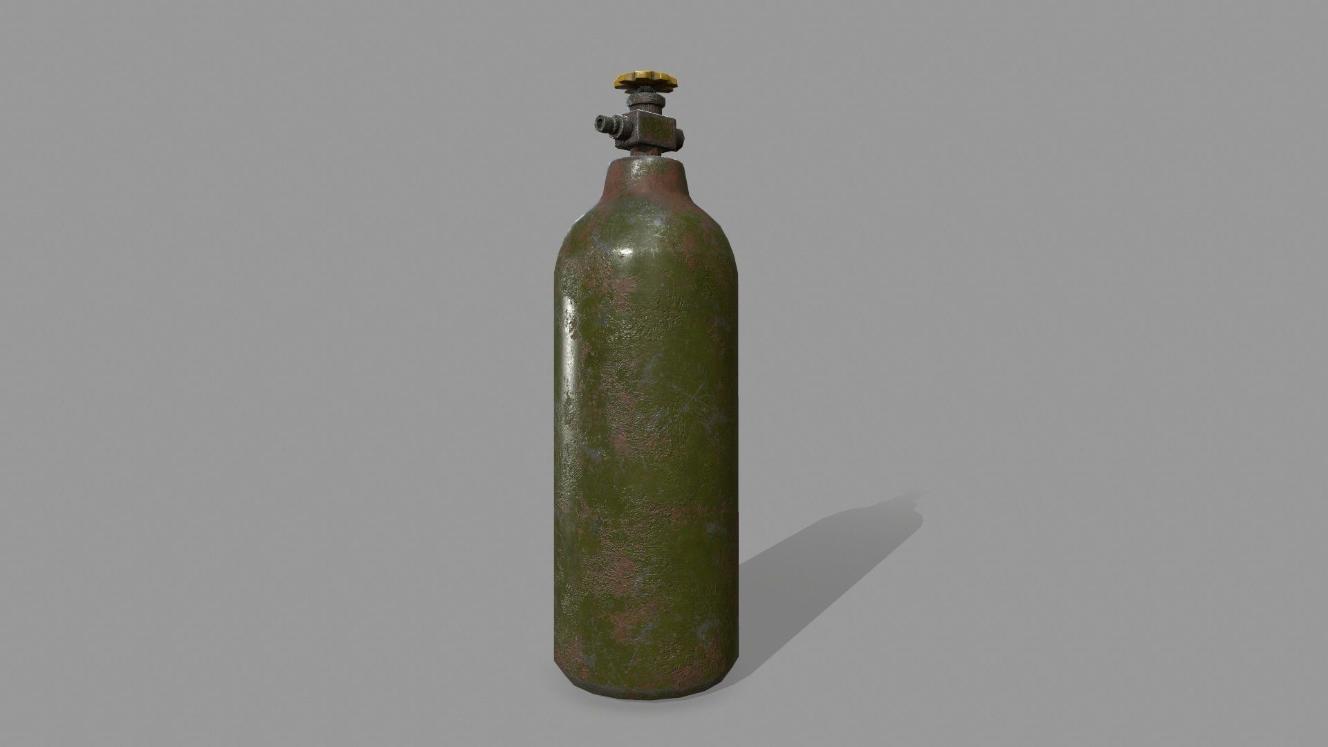  Oxygen Tank Low-poly 3D model_2