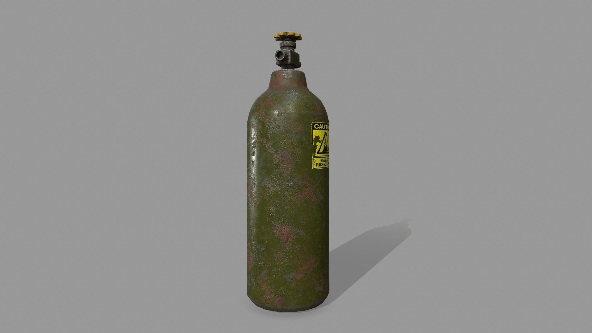  Oxygen Tank Low-poly 3D model_5