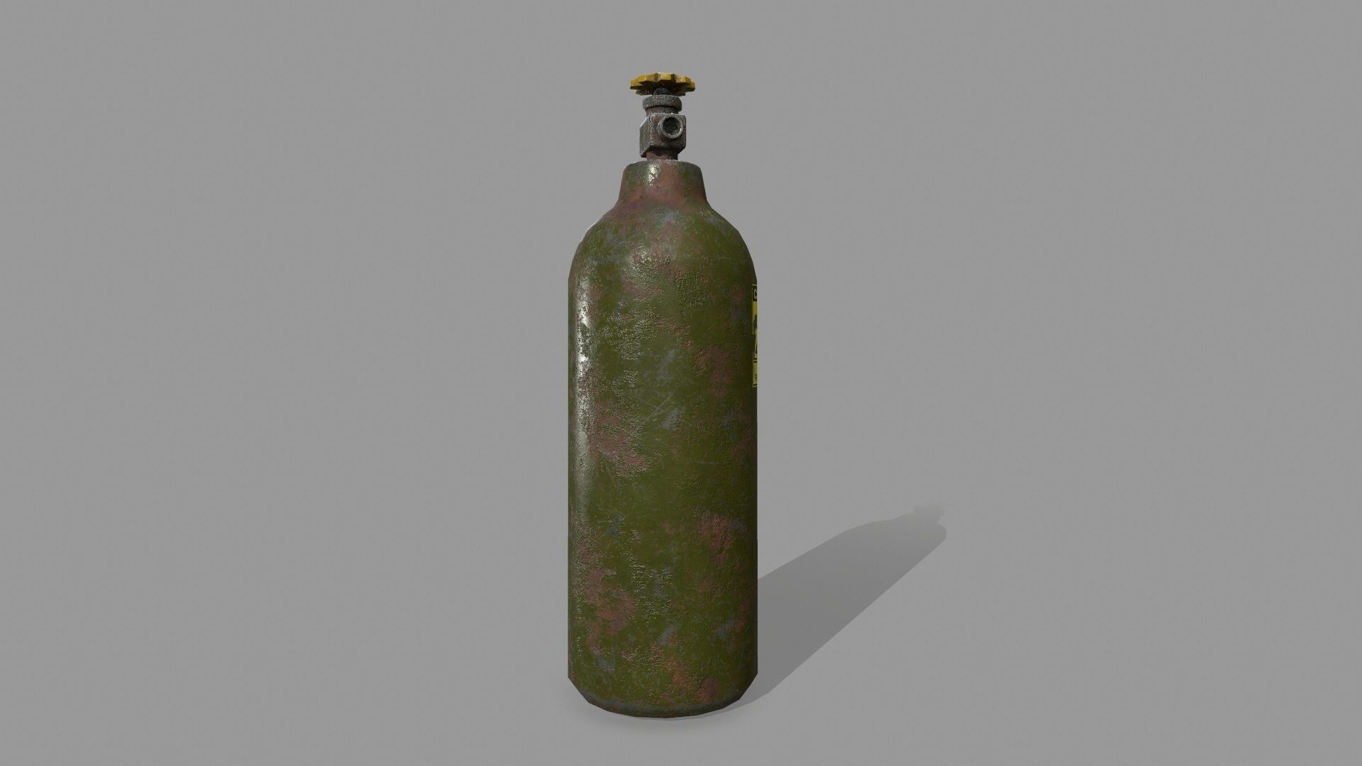  Oxygen Tank Low-poly 3D model_6