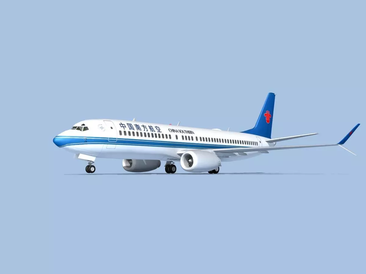 Boeing 737-800 Max China Southern 3D model