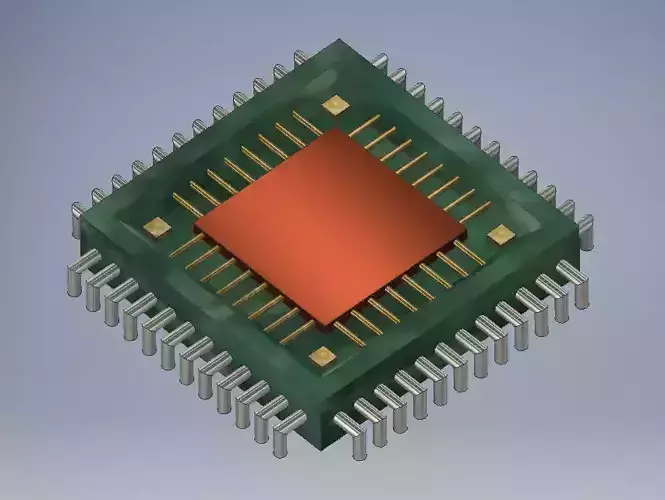 Silicon Processor 3D print model