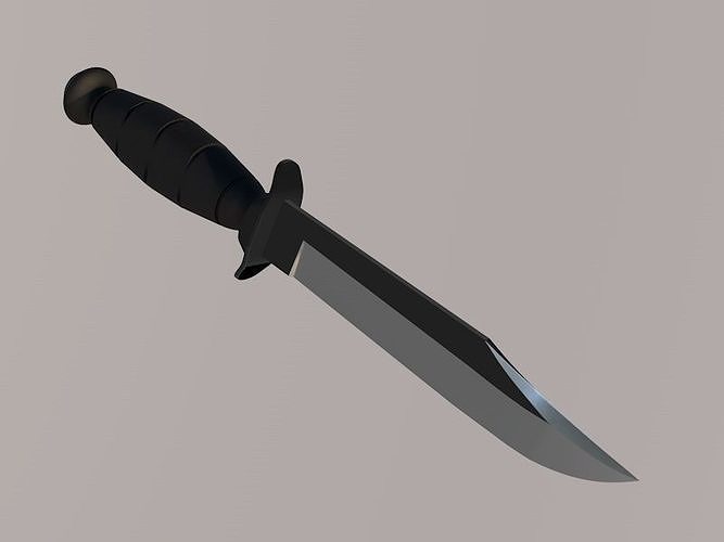 Weapons - Low-poly Army knife Low-poly 3D model