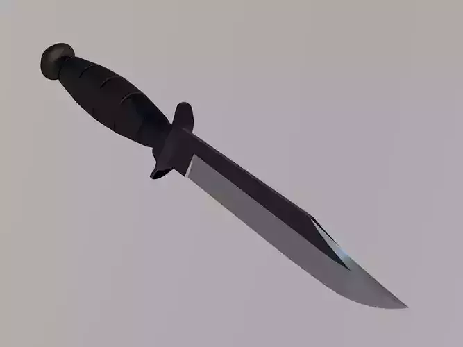 Weapons - Low-poly Army knife