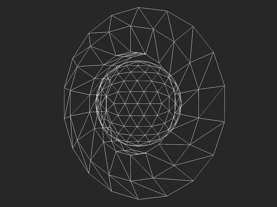 Ringed Iron Sun Low-poly 3D model_28