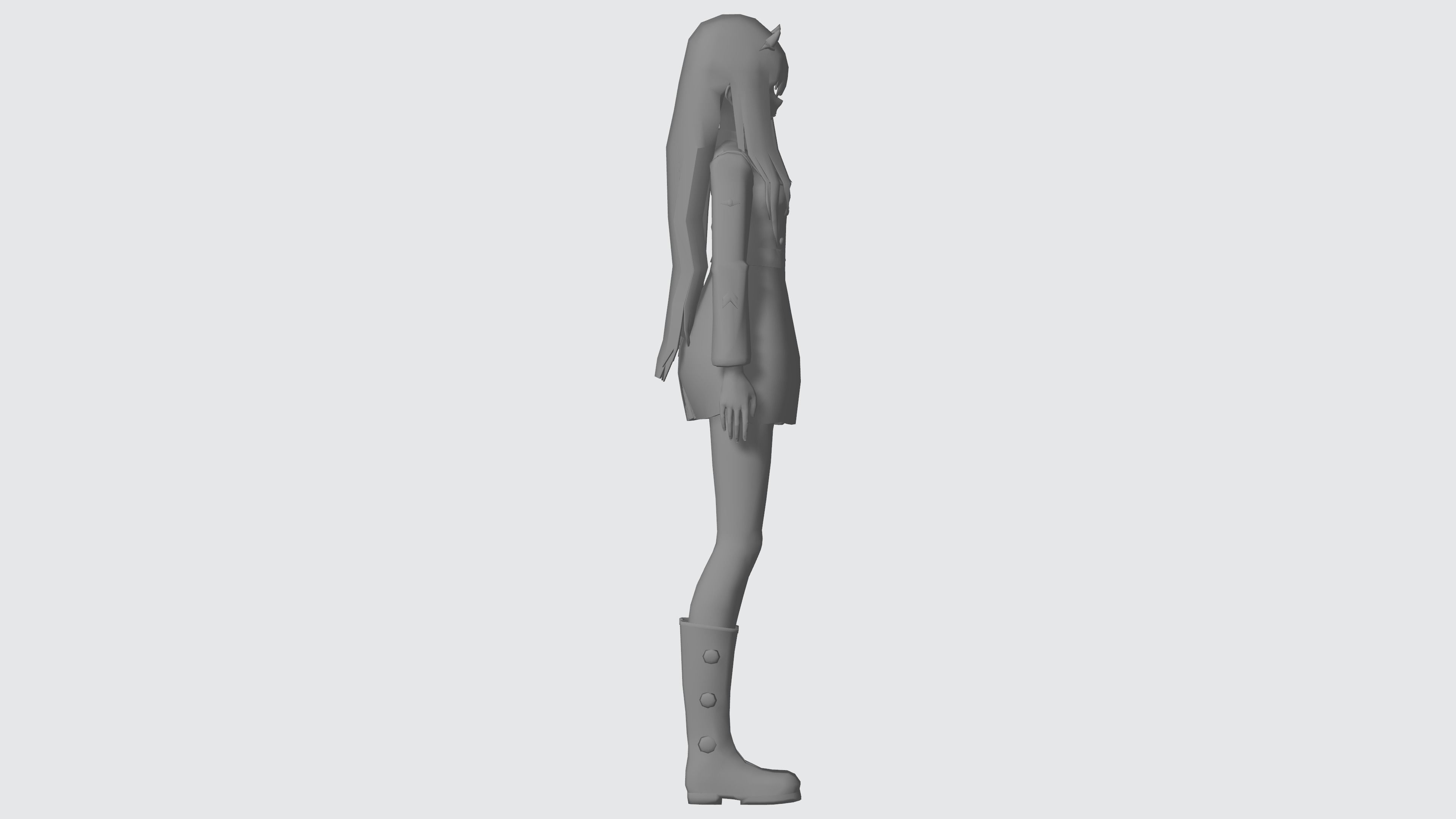 Zero Two - Darling in the Franxx 3D print model_4