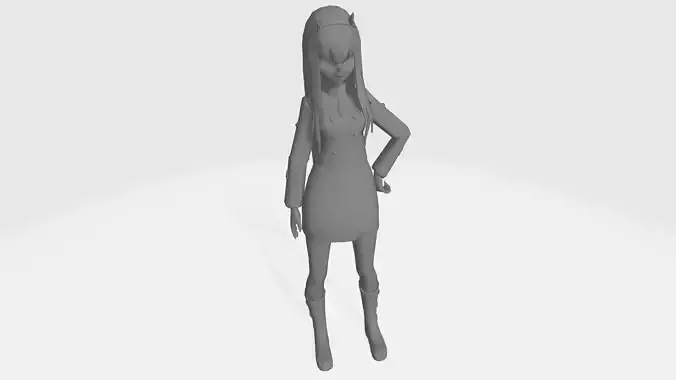 Zero Two - Darling in the Franxx 3D print model
