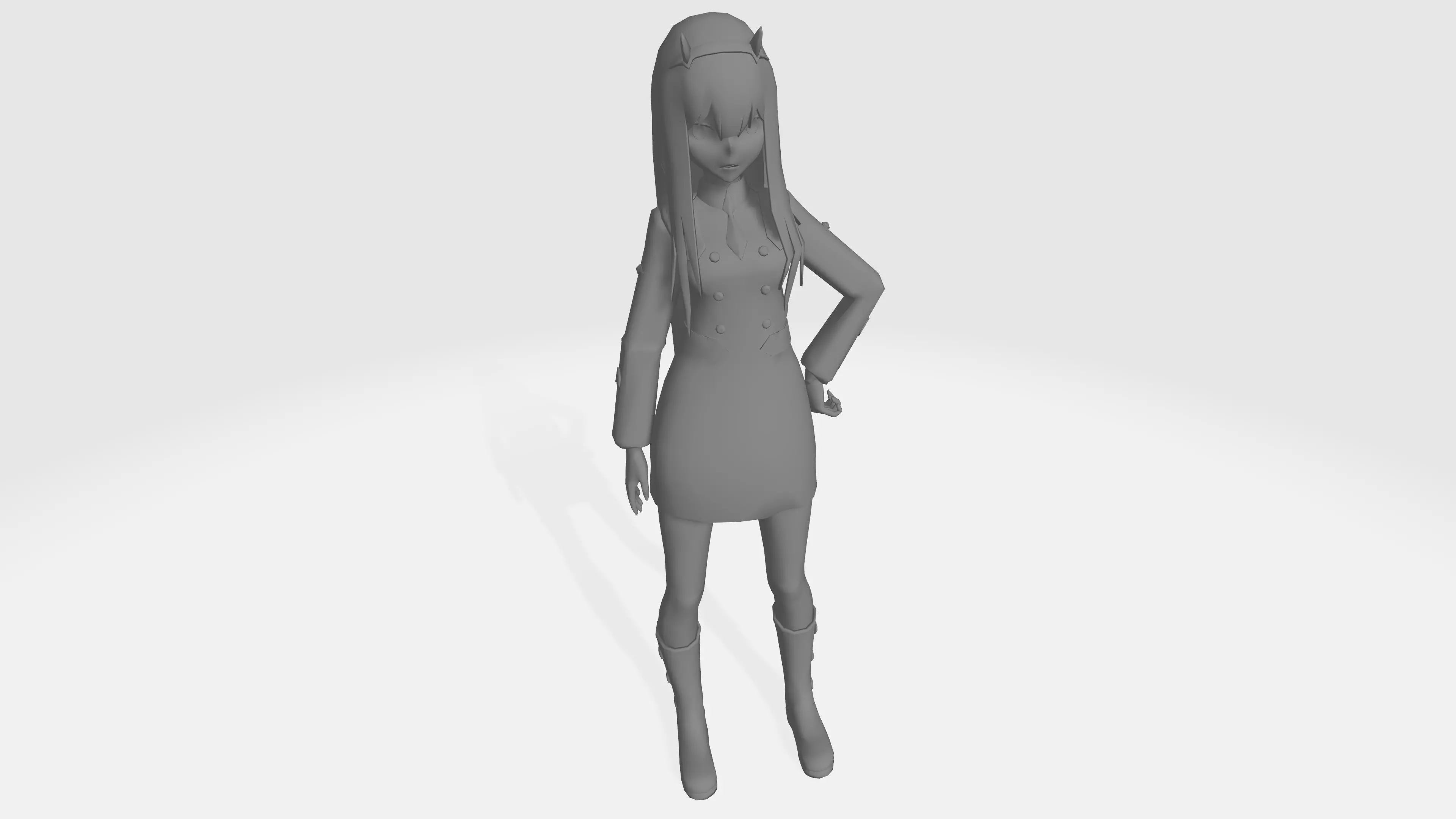 Zero Two - Darling in the Franxx 3D print model_0