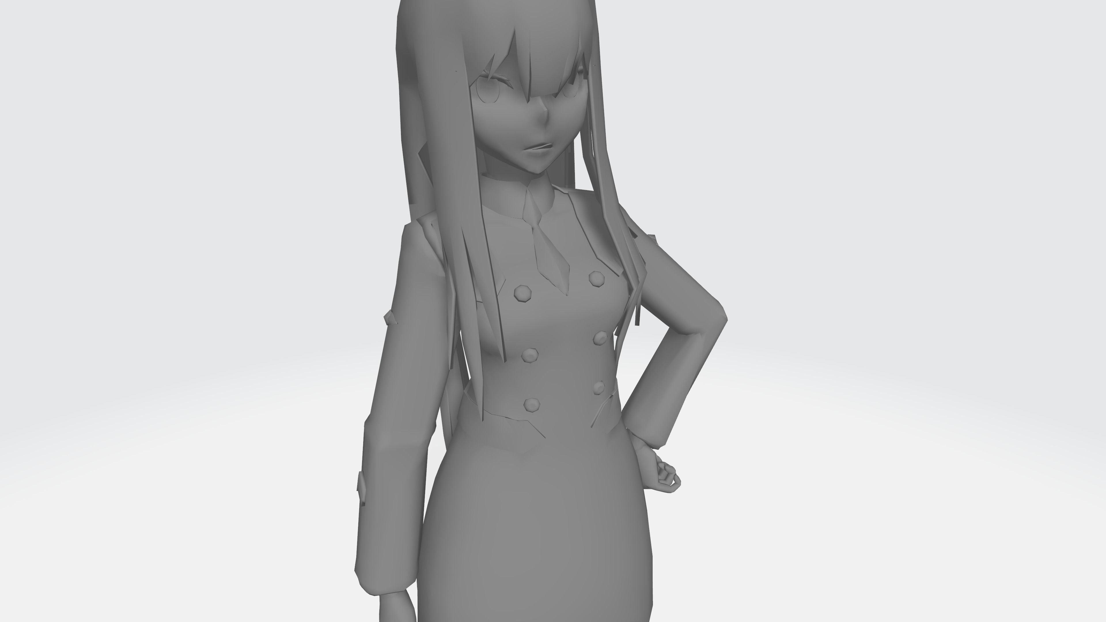 Zero Two - Darling in the Franxx 3D print model_1