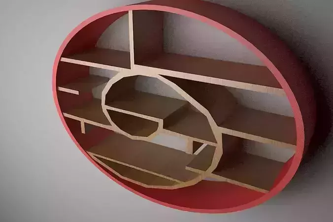 Architectural intorior Library model Free 3D model