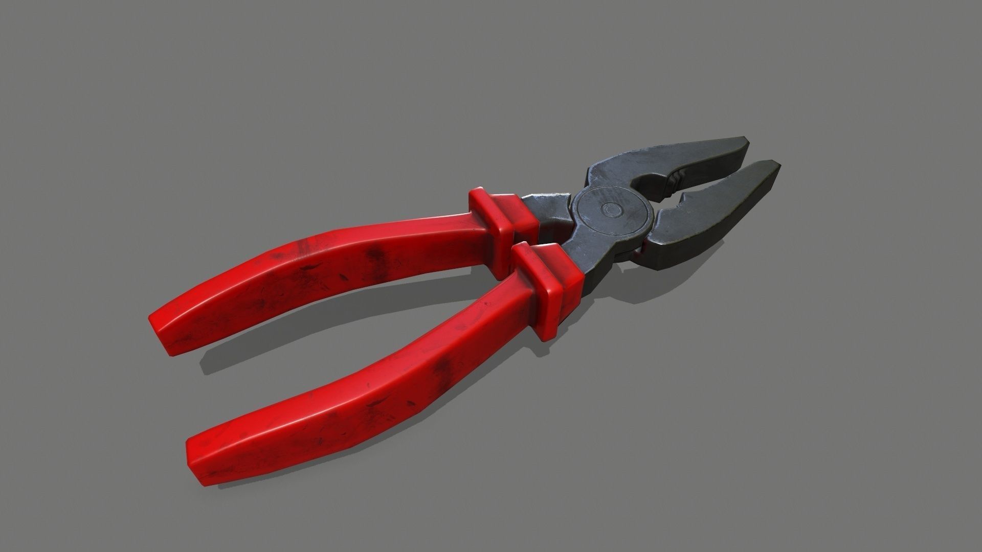 nippers pliers Low-poly 3D model_5