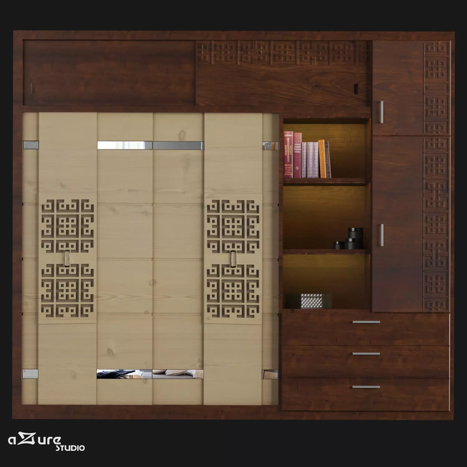 azure wardrobe 01 3D model