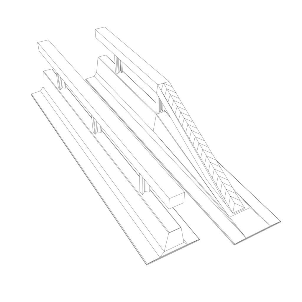 modular Varioguard Barrier Low-poly 3D model_10