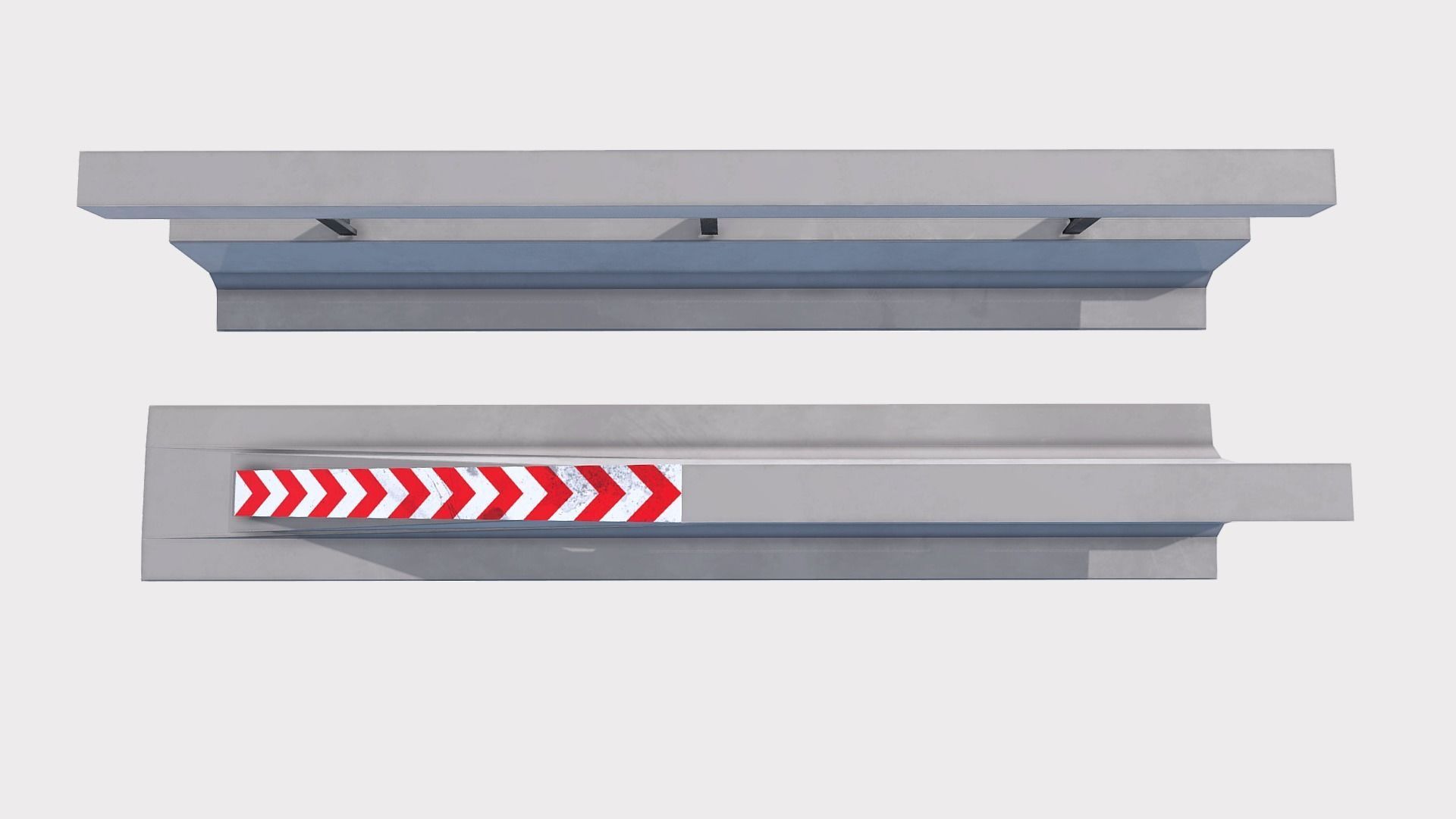 modular Varioguard Barrier Low-poly 3D model_9