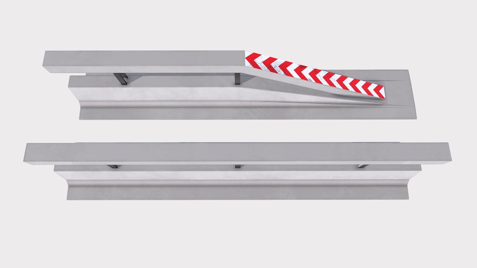 modular Varioguard Barrier Low-poly 3D model_6