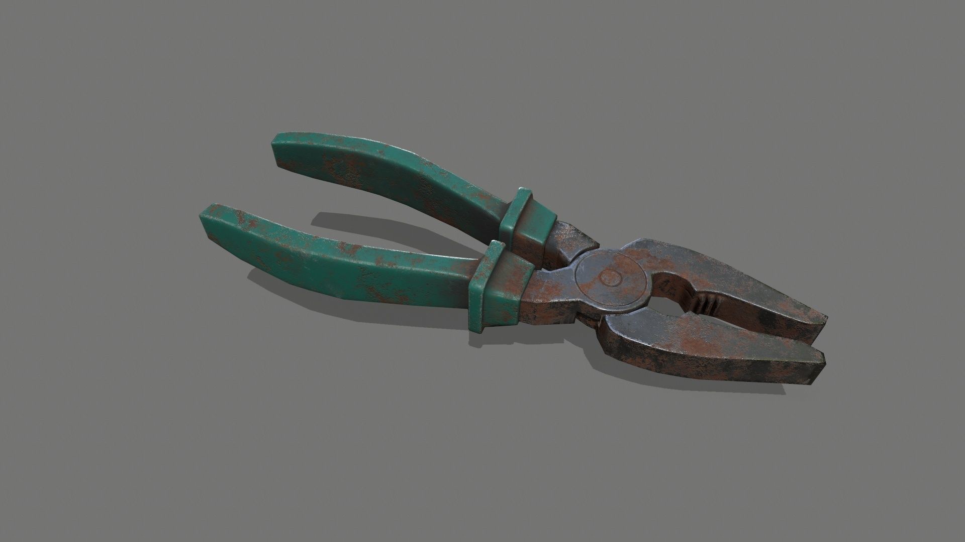 nippers pliers Low-poly 3D model_4