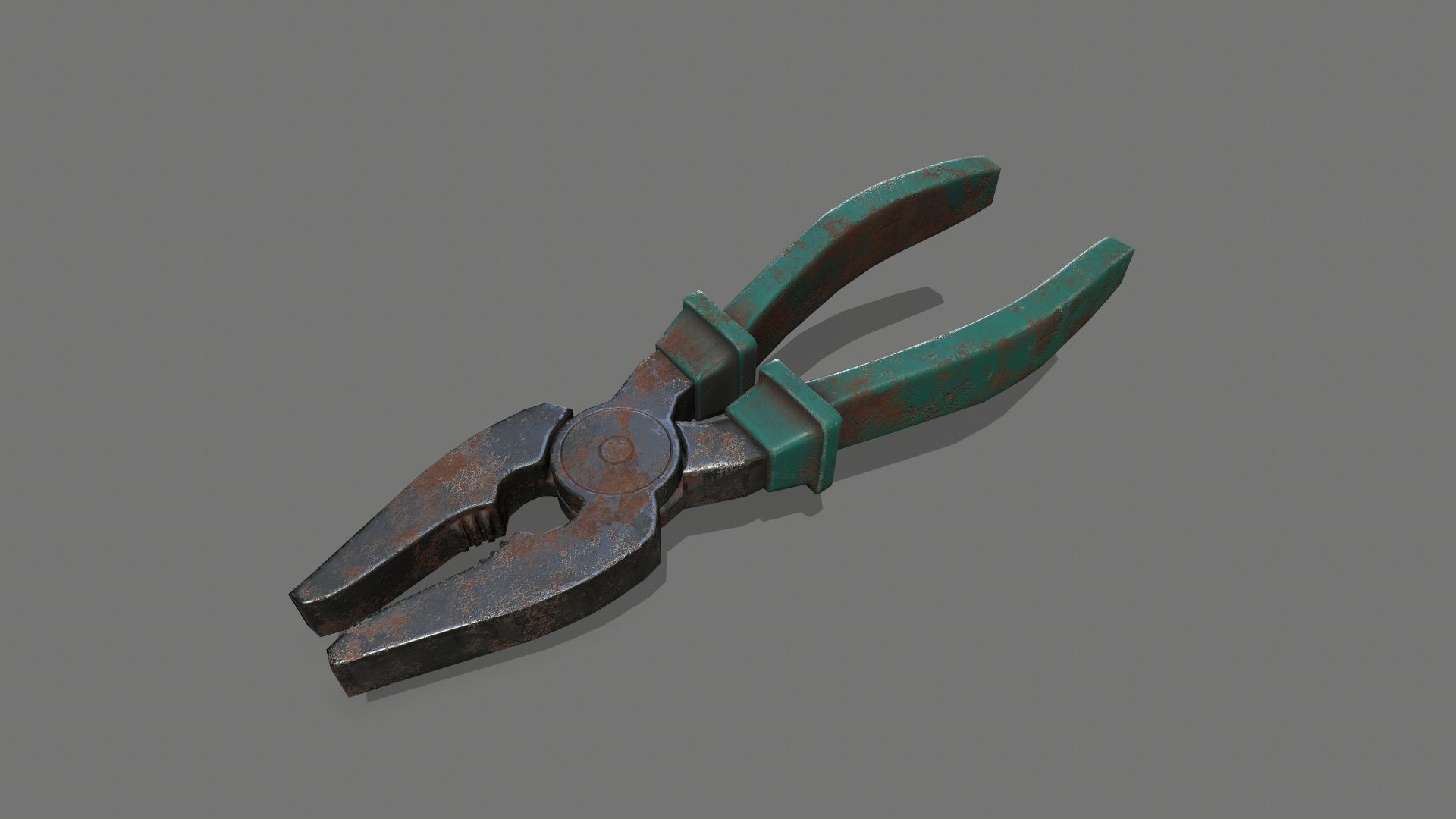 nippers pliers Low-poly 3D model_3
