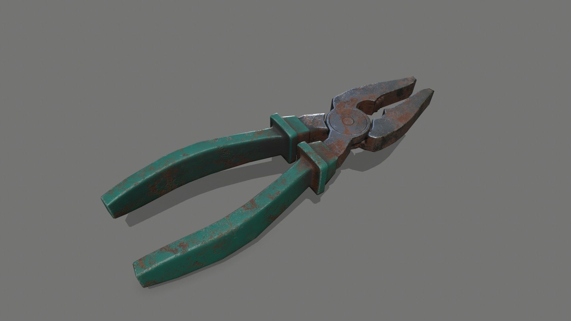 nippers pliers Low-poly 3D model_5