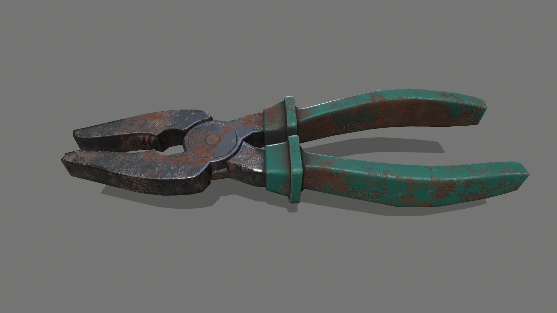 nippers pliers Low-poly 3D model_2