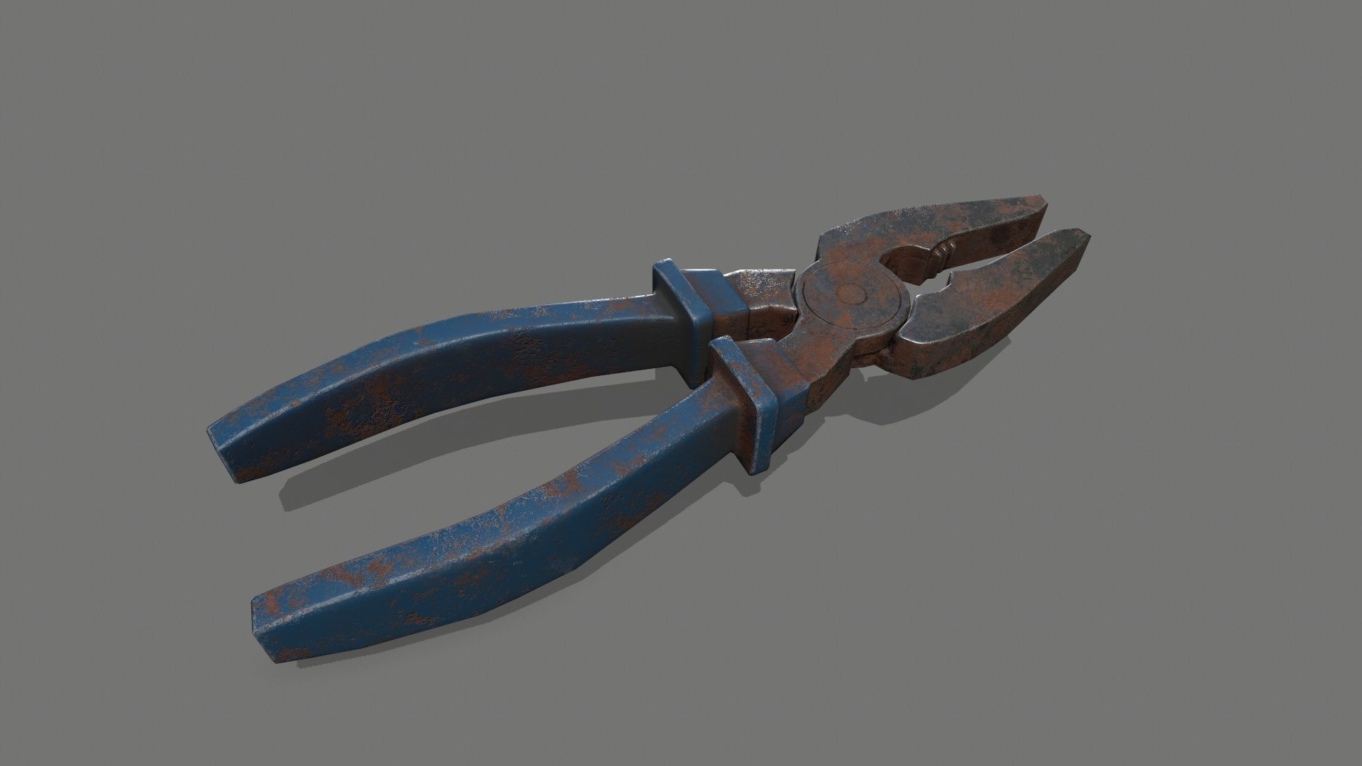 nippers pliers Low-poly 3D model_5