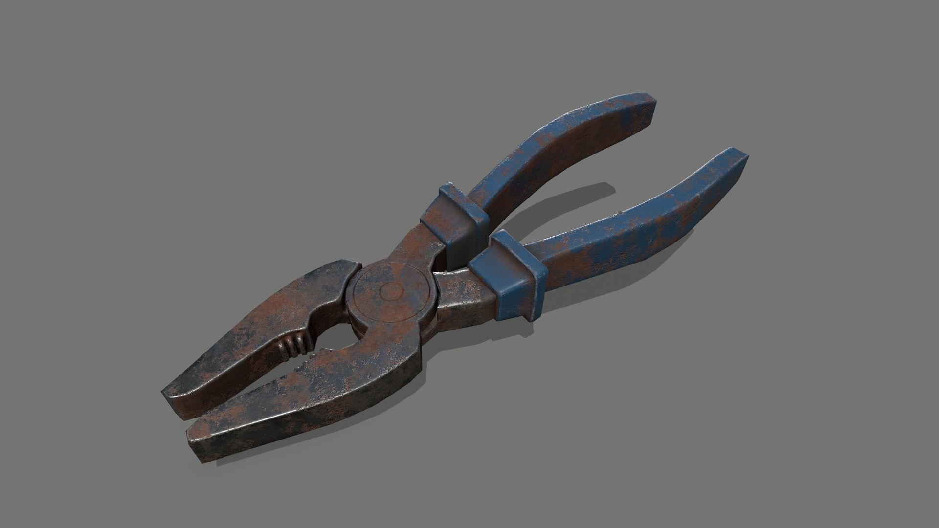 nippers pliers Low-poly 3D model_3