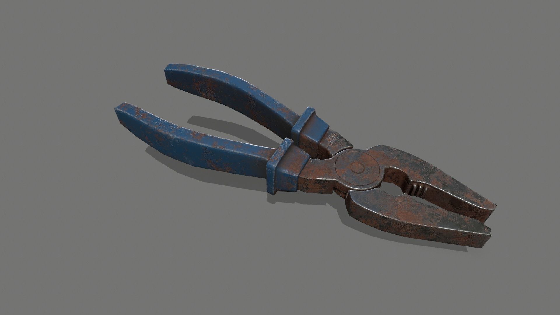 nippers pliers Low-poly 3D model_4