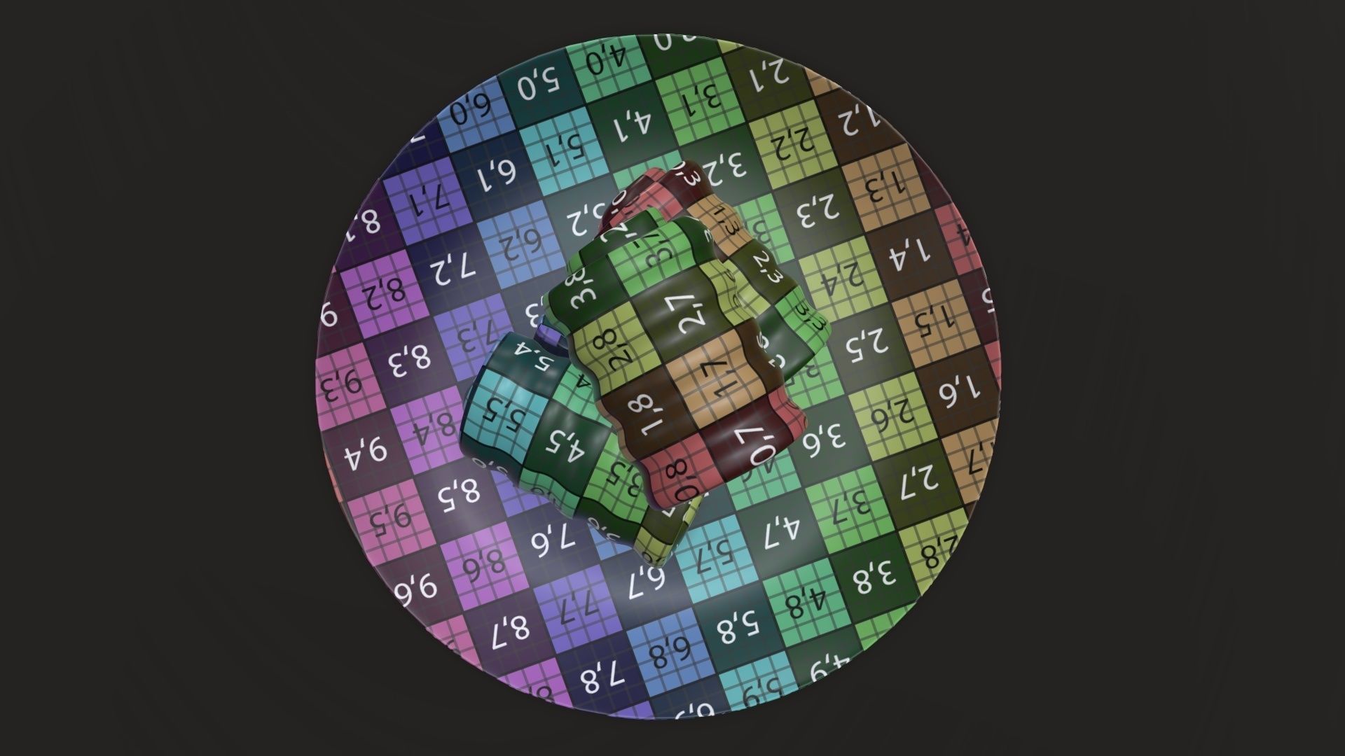 Butter on plate 3D model_15