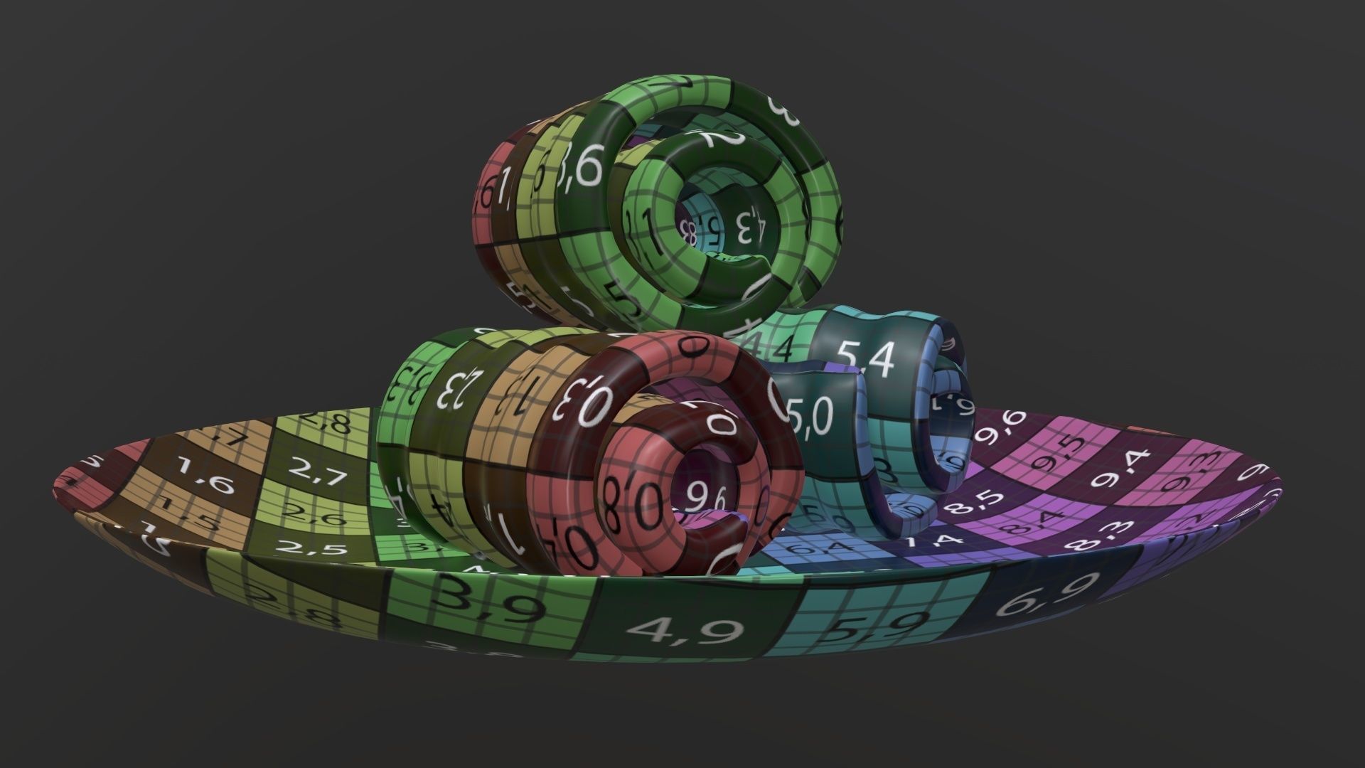 Butter on plate 3D model_12