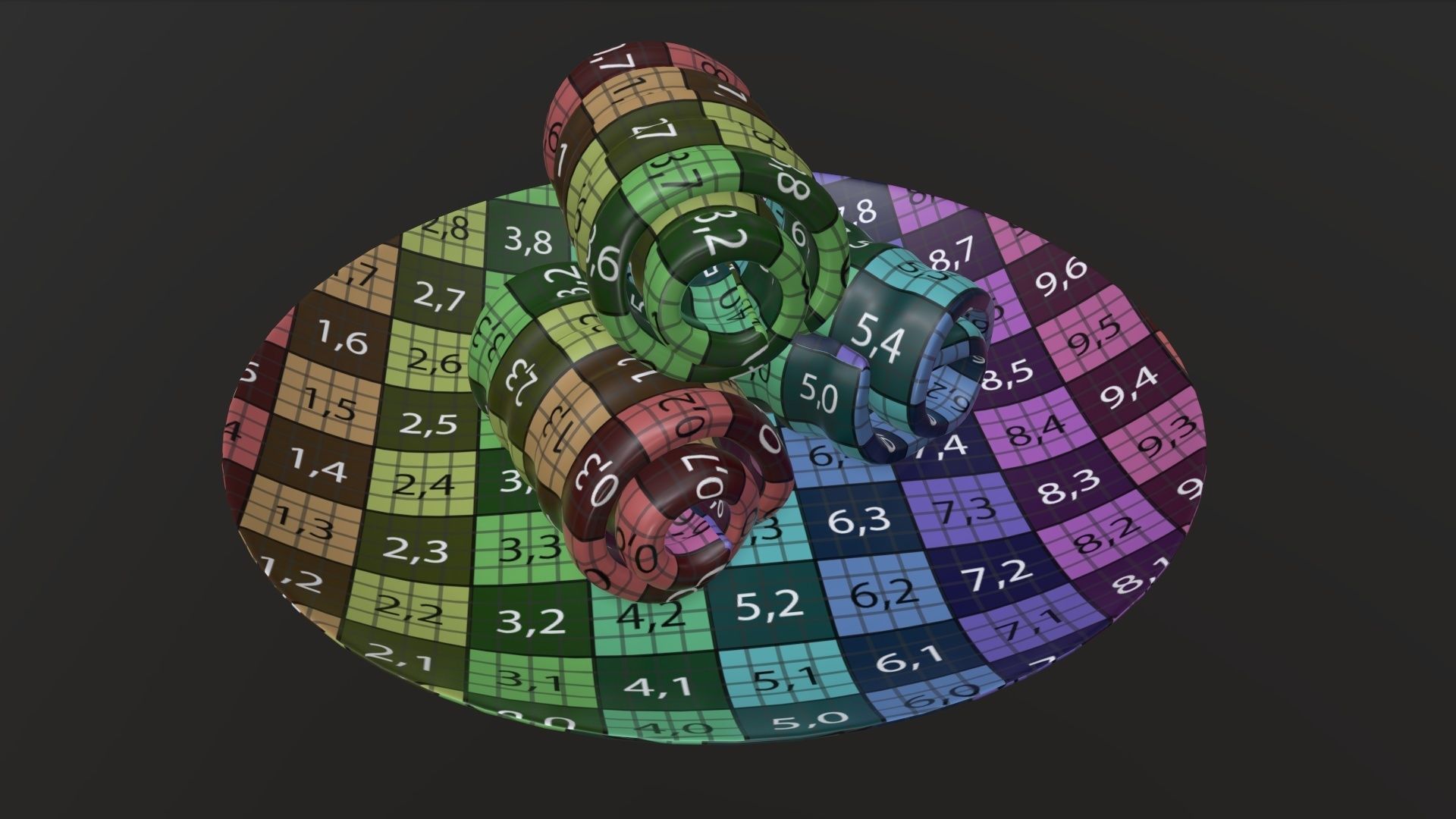 Butter on plate 3D model_11