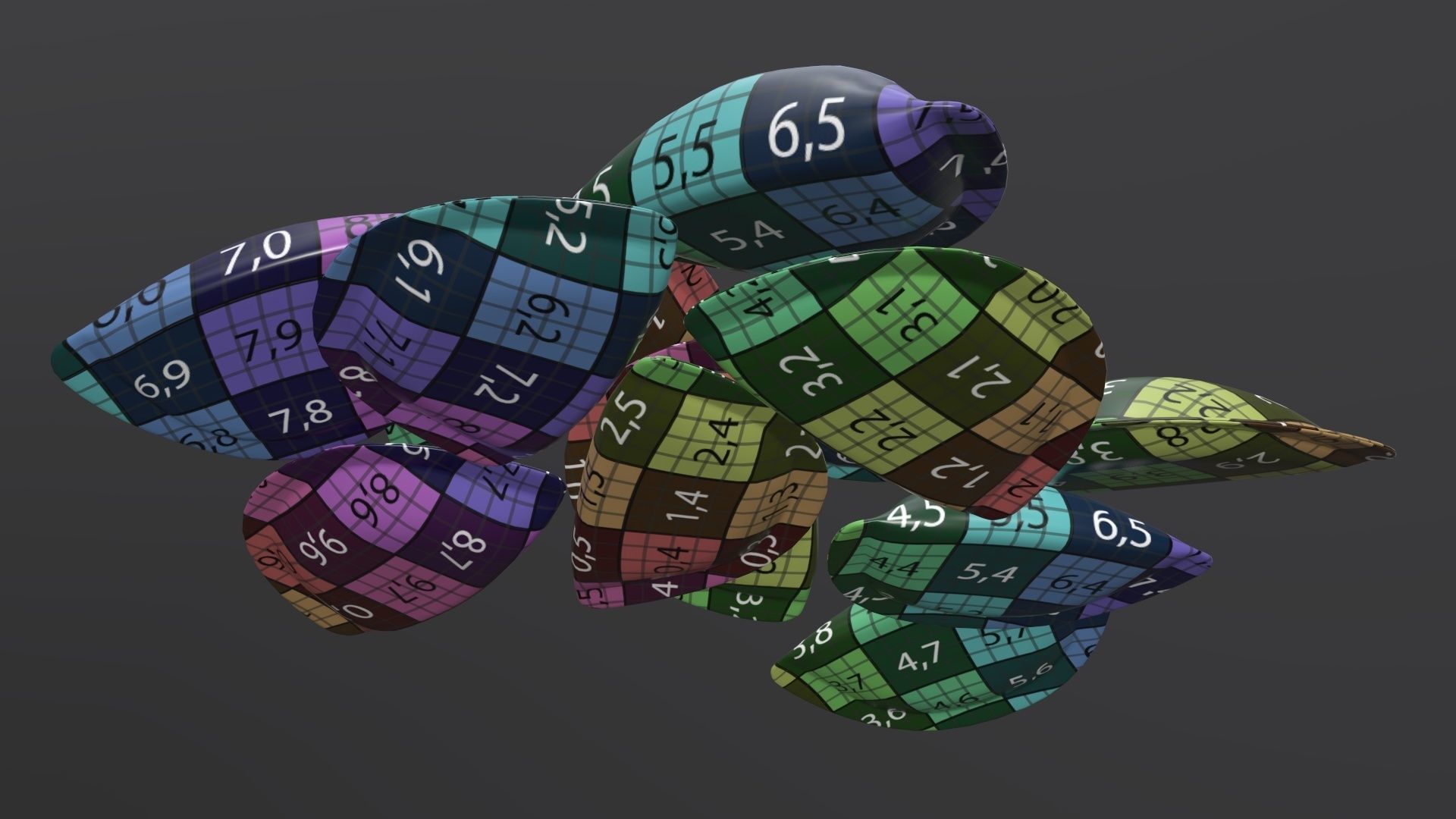 Dumplings food 01 3D model_14