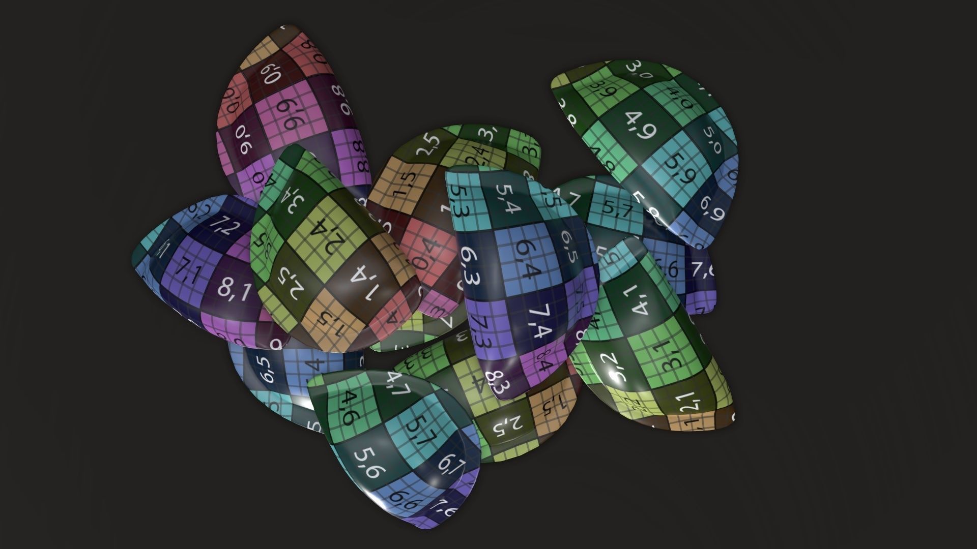 Dumplings food 01 3D model_15