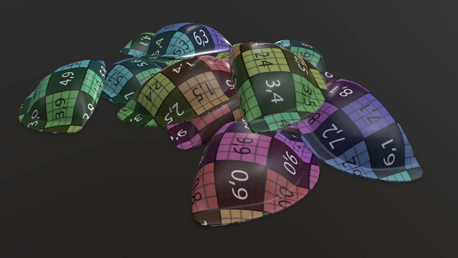 Dumplings food 01 3D model_13