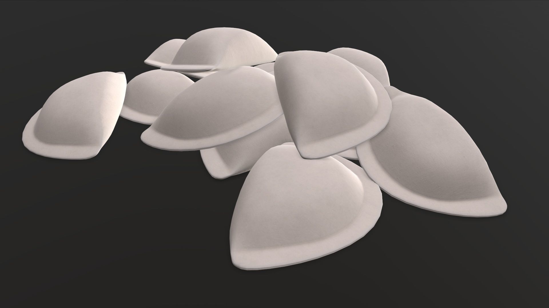 Dumplings food 01 3D model_3