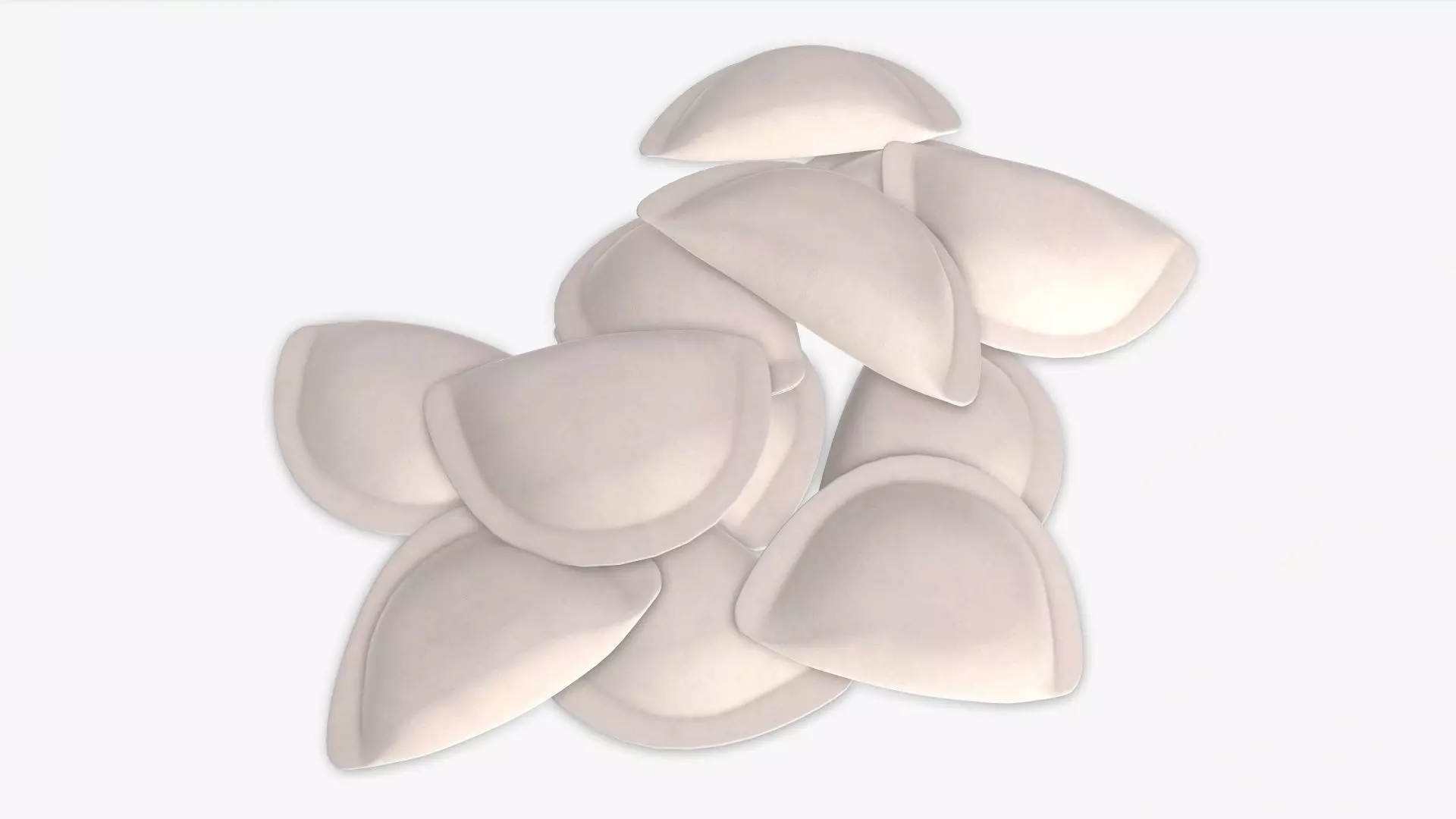 Dumplings food 01 3D model_0