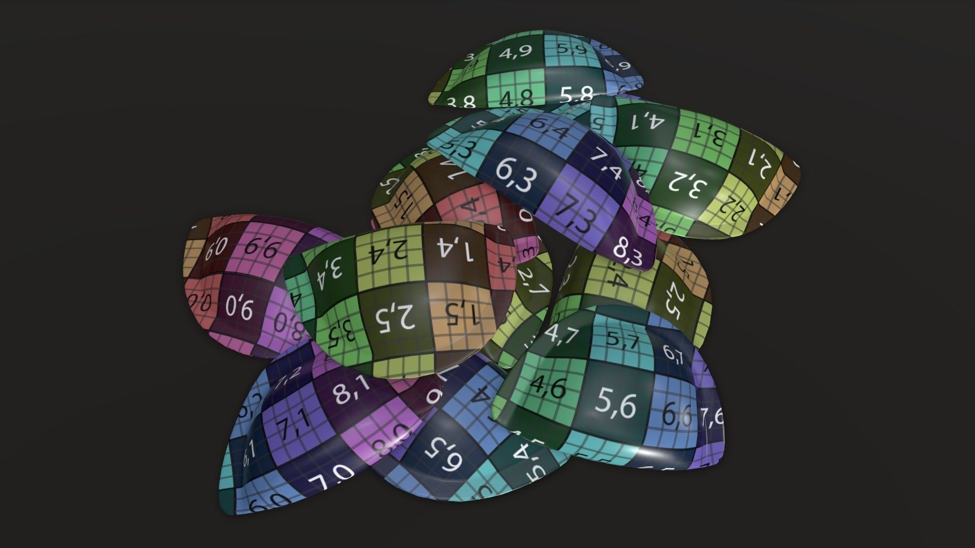 Dumplings food 01 3D model_11